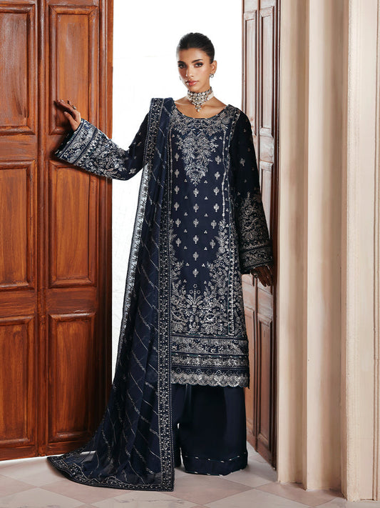 Gulaal | Serica Raw Silk | Saphira - Formal Dress - available at Maria Faisal in UK and USA.