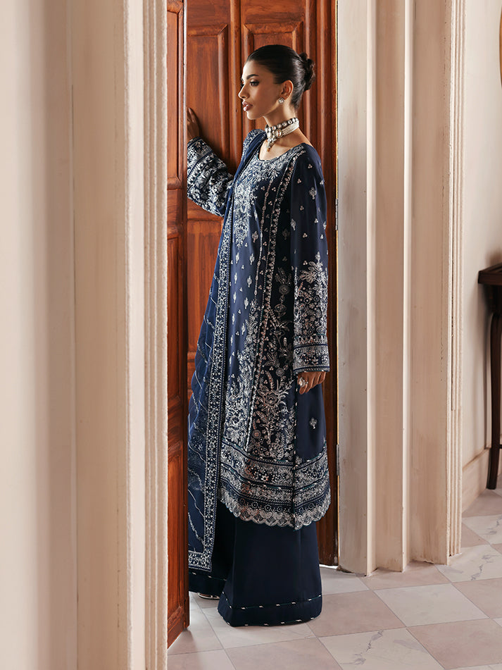 Gulaal | Serica Raw Silk | Saphira - Formal Dress - available at Maria Faisal in UK and USA.