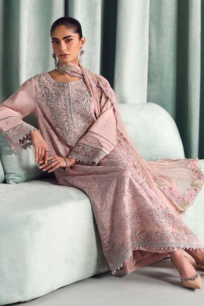 Maria B | Luxury Formals Pre Fall | SF-EA26-37-Pink - Formal Dress - available at Maria Faisal in UK and USA.