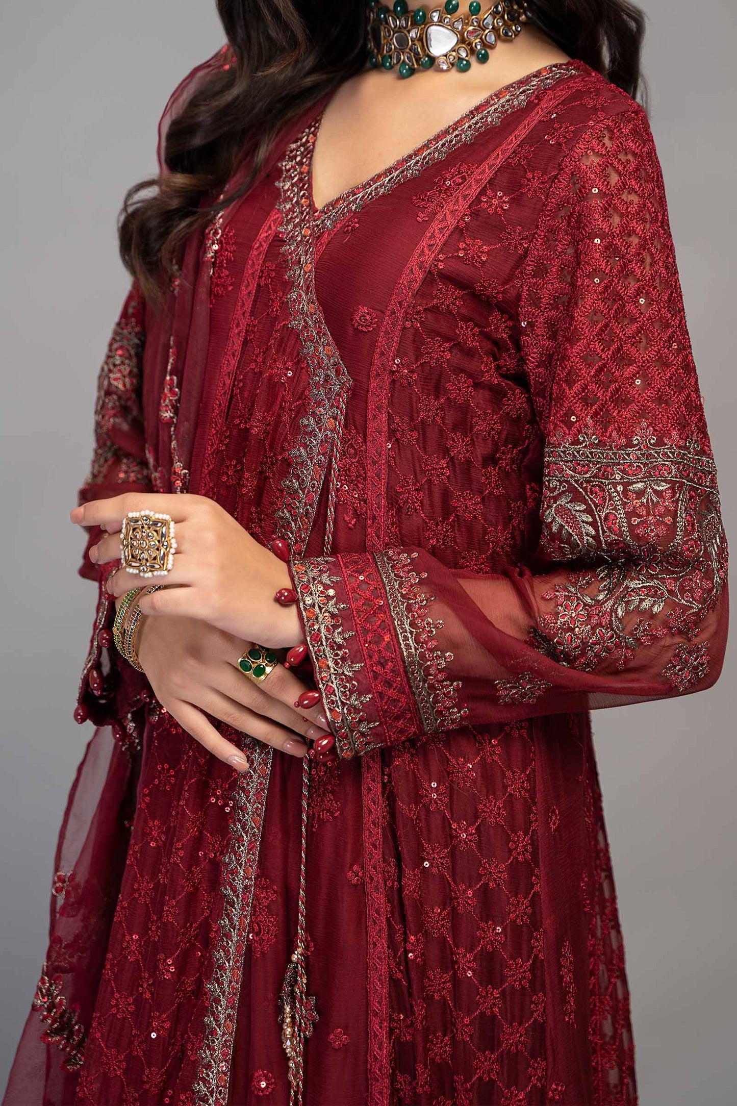 Maira B | Ready to Wear | SF-EF23-02R1 by Maria Faisal - Registered Vendor of : Maria B - type : Wedding Dress - 100% original wedding dresses