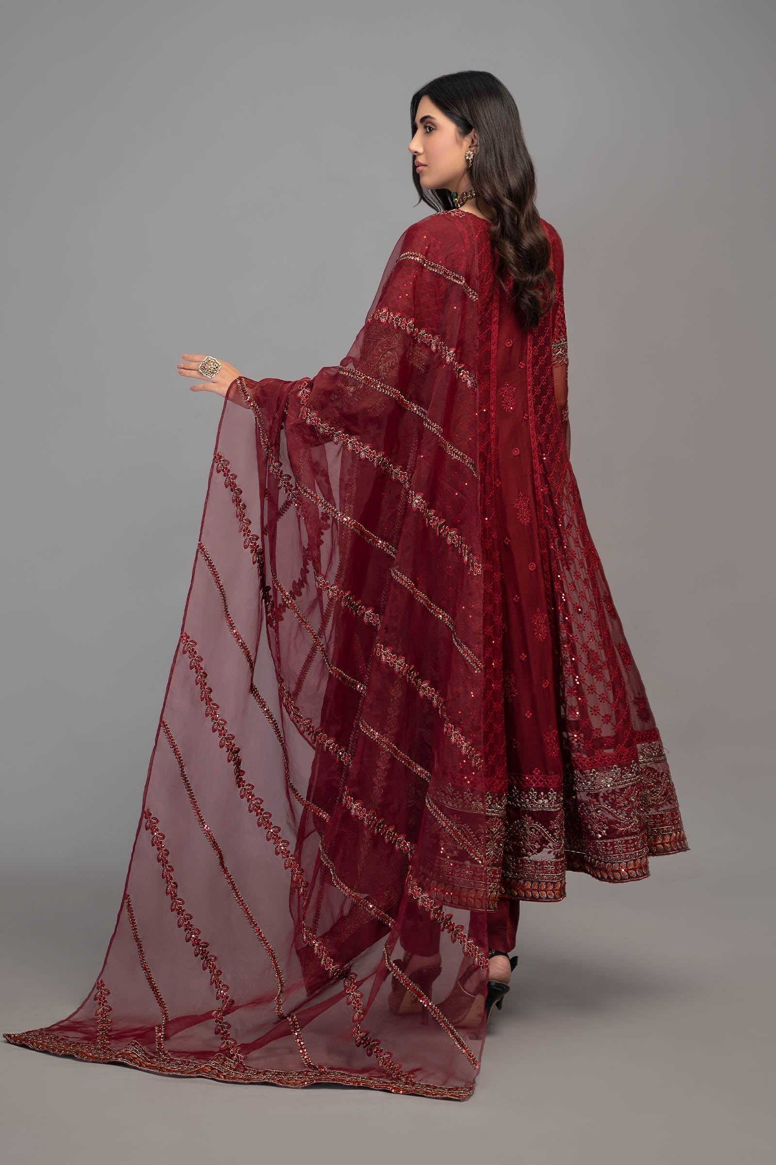 Maira B | Ready to Wear | SF-EF23-02R1 by Maria Faisal - Registered Vendor of : Maria B - type : Wedding Dress - 100% original wedding dresses