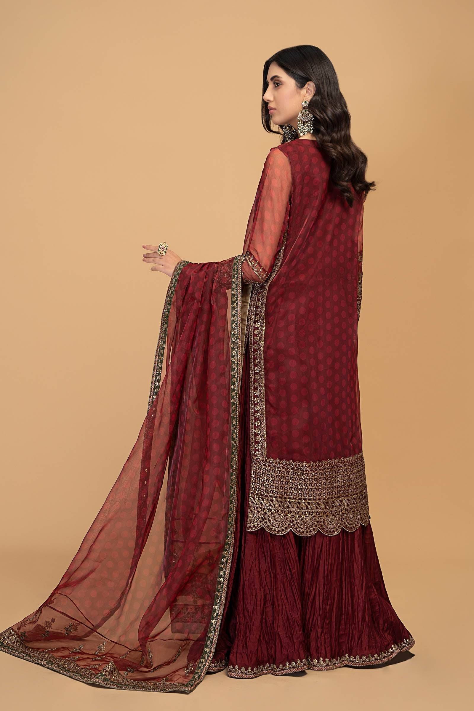 Maria B | Formal Wears | SF-EF23-08R1 by Maria Faisal - Registered Vendor of : Maria B - type : Ladies Clothes - 100% original wedding dresses