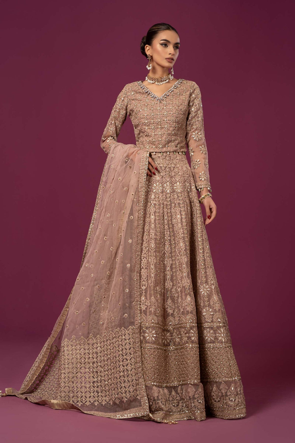 Maria B | Formal Wears | SF-EF24-02 - Wedding Dress - Maria Faisal