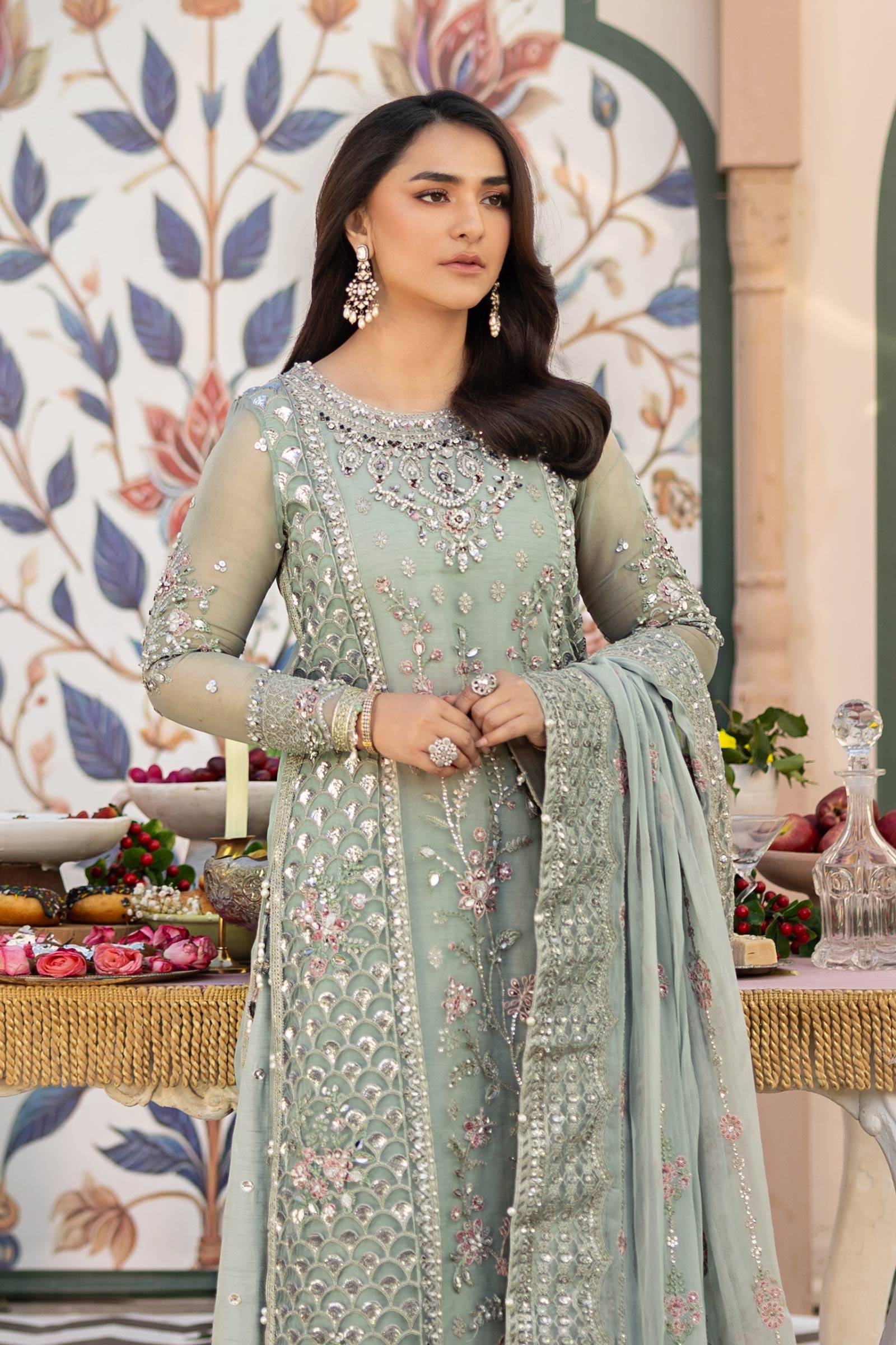 Maira B | Ready to Wear | SF-EF25-65 by Maria Faisal - Registered Vendor of : Maria B - type : Wedding Dress - 100% original wedding dresses