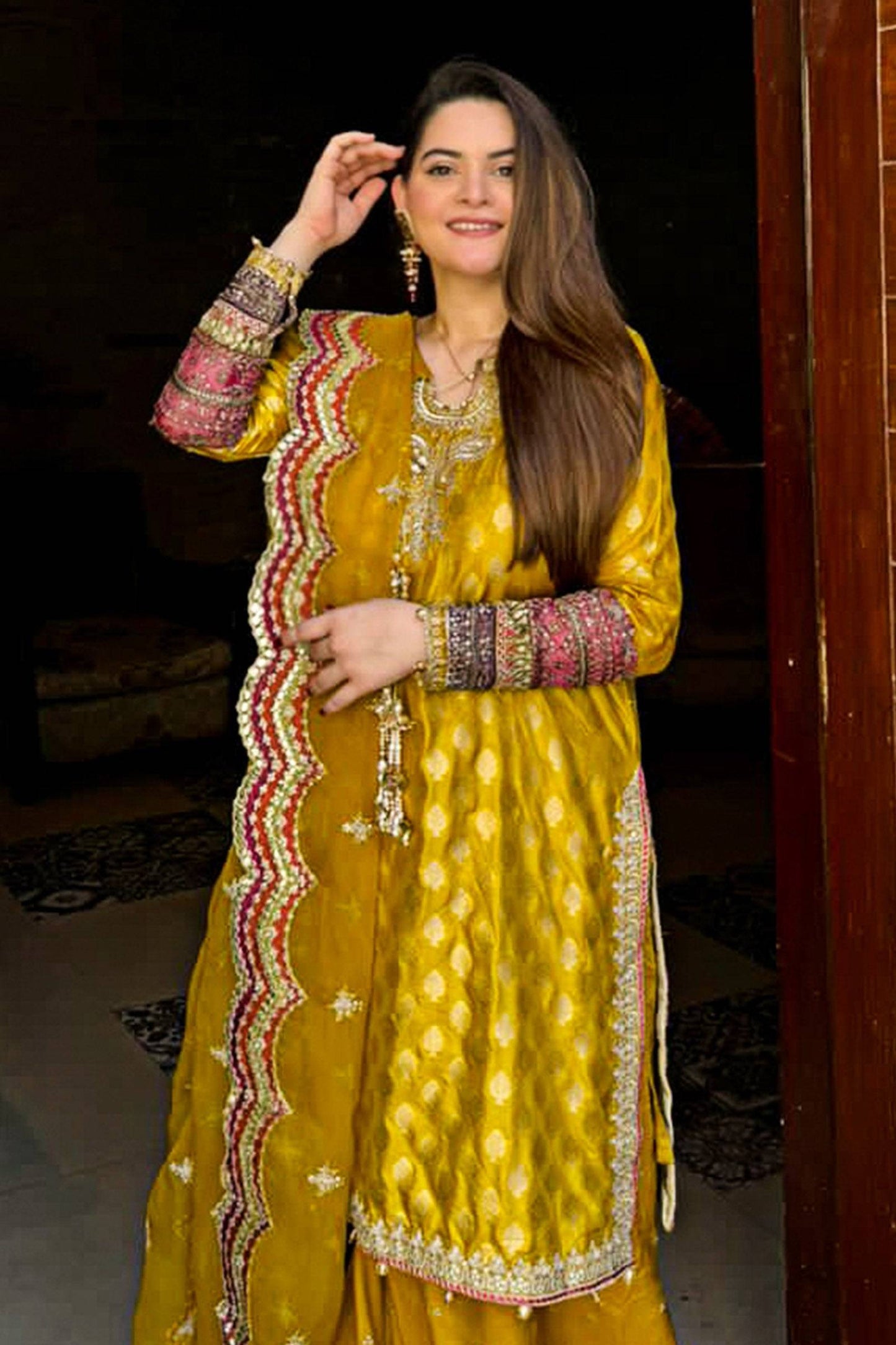 Maira B | Ready to Wear | SF-W24-08 by Maria Faisal - Registered Vendor of : Maria B - type : Wedding Dress - 100% original wedding dresses