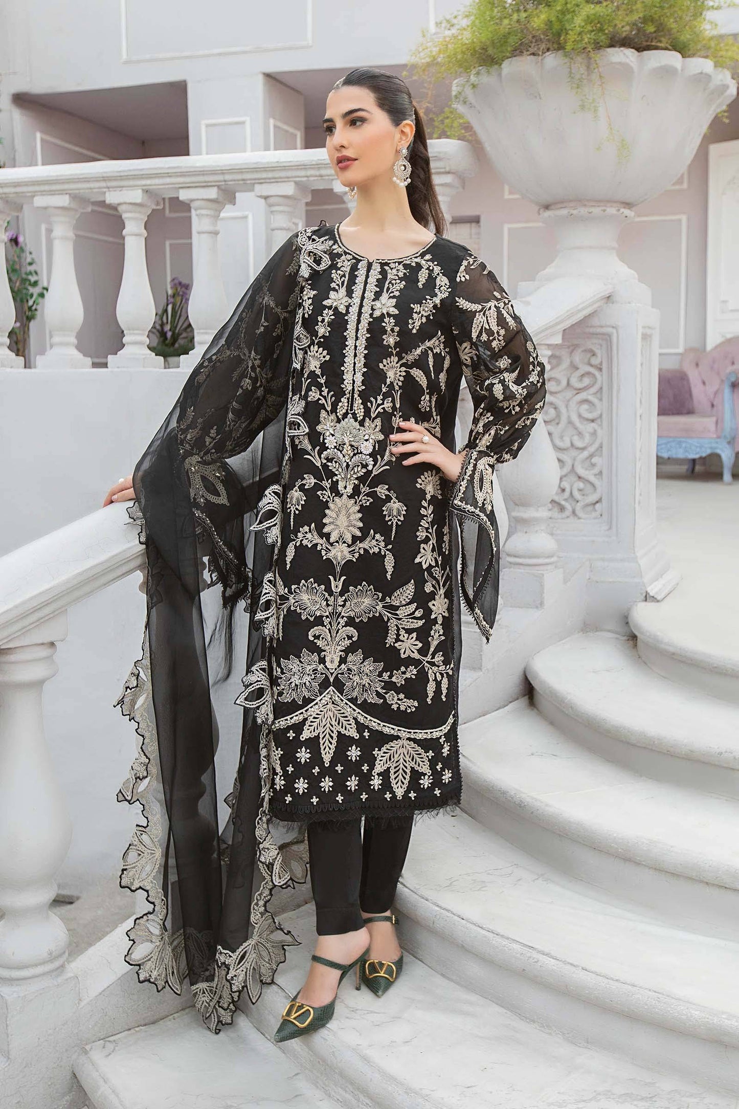 Maira B | Ready to Wear | SF-EA23-28R1 by Maria Faisal - Registered Vendor of : Maria B - type : Wedding Dress - 100% original wedding dresses