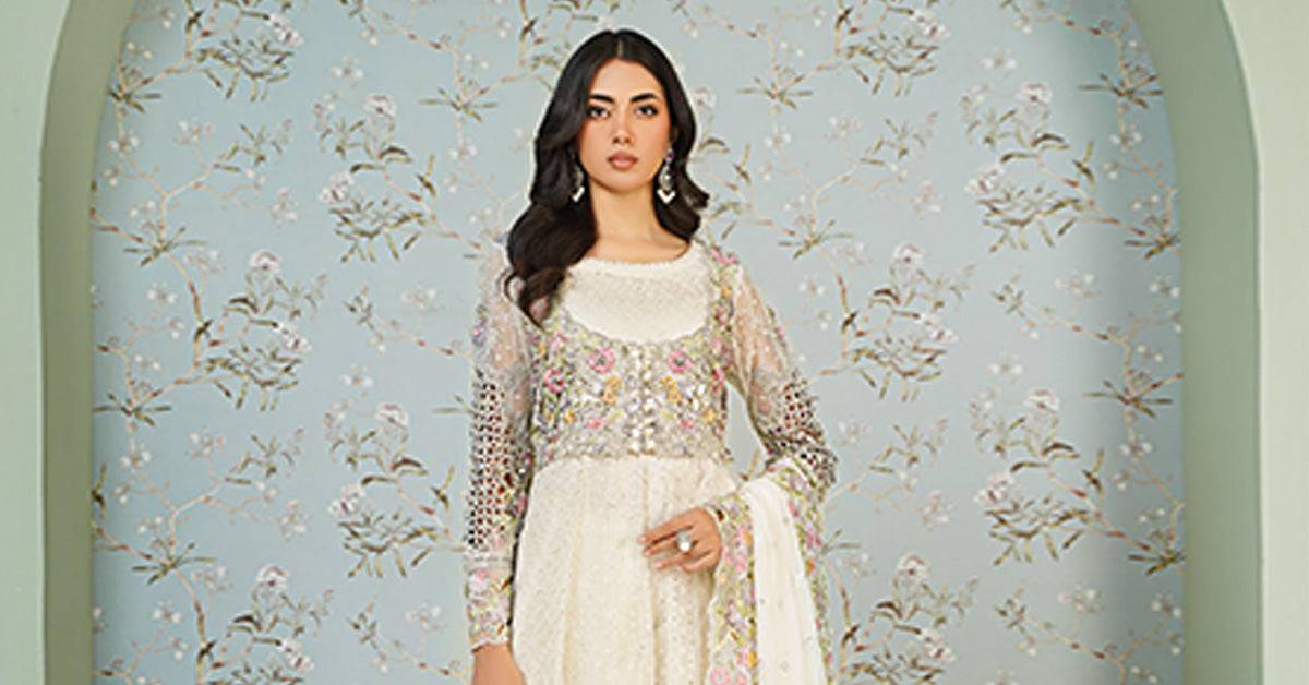 Maira B | Ready to Wear | SF-EA24-16 by Maria Faisal - Registered Vendor of : Maria B - type : Wedding Dress - 100% original wedding dresses