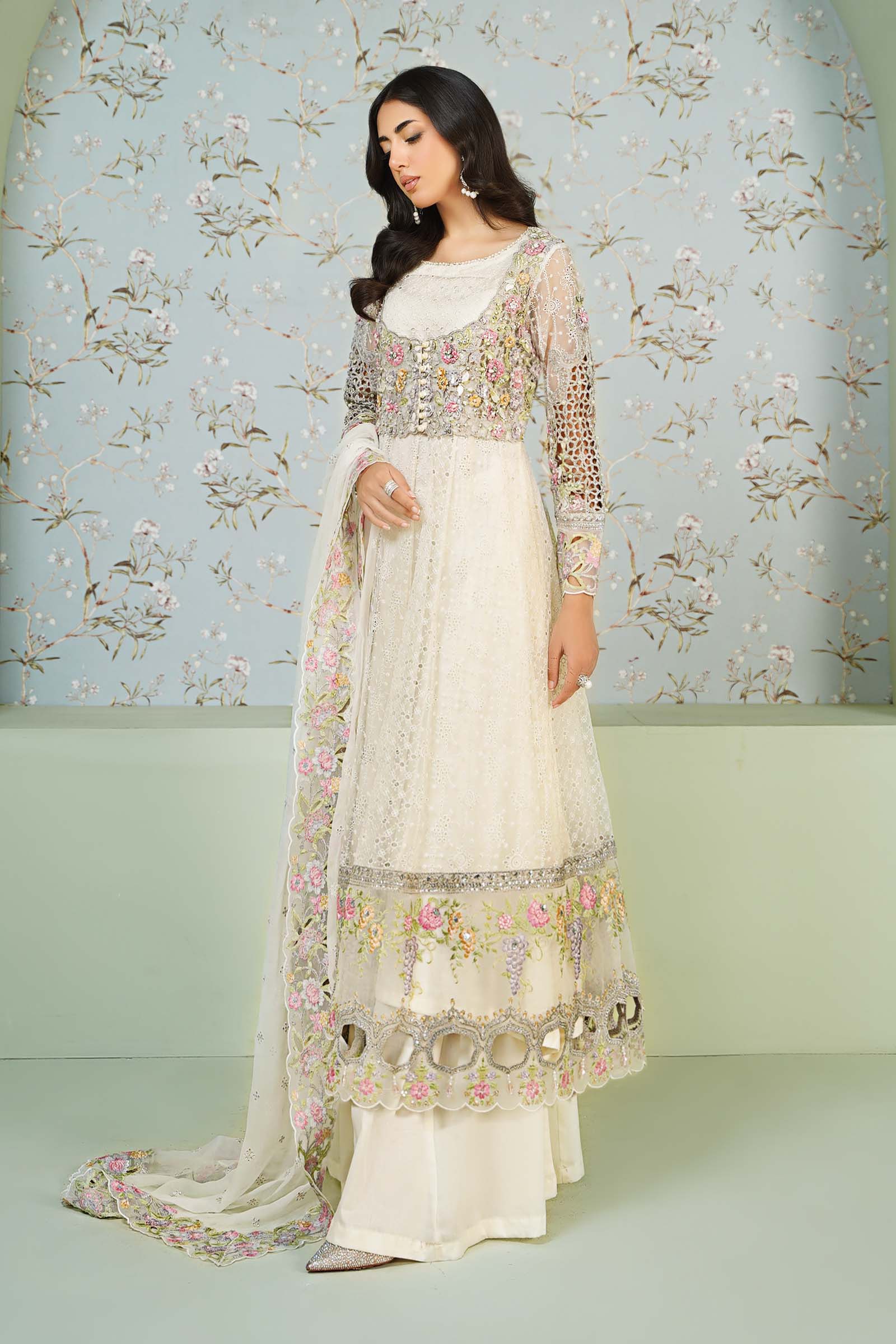 Maira B | Ready to Wear | SF-EA24-16 by Maria Faisal - Registered Vendor of : Maria B - type : Wedding Dress - 100% original wedding dresses