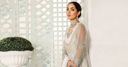 Maira B | Ready to Wear | SF-EA24-18 by Maria Faisal - Registered Vendor of : Maria B - type : Wedding Dress - 100% original wedding dresses