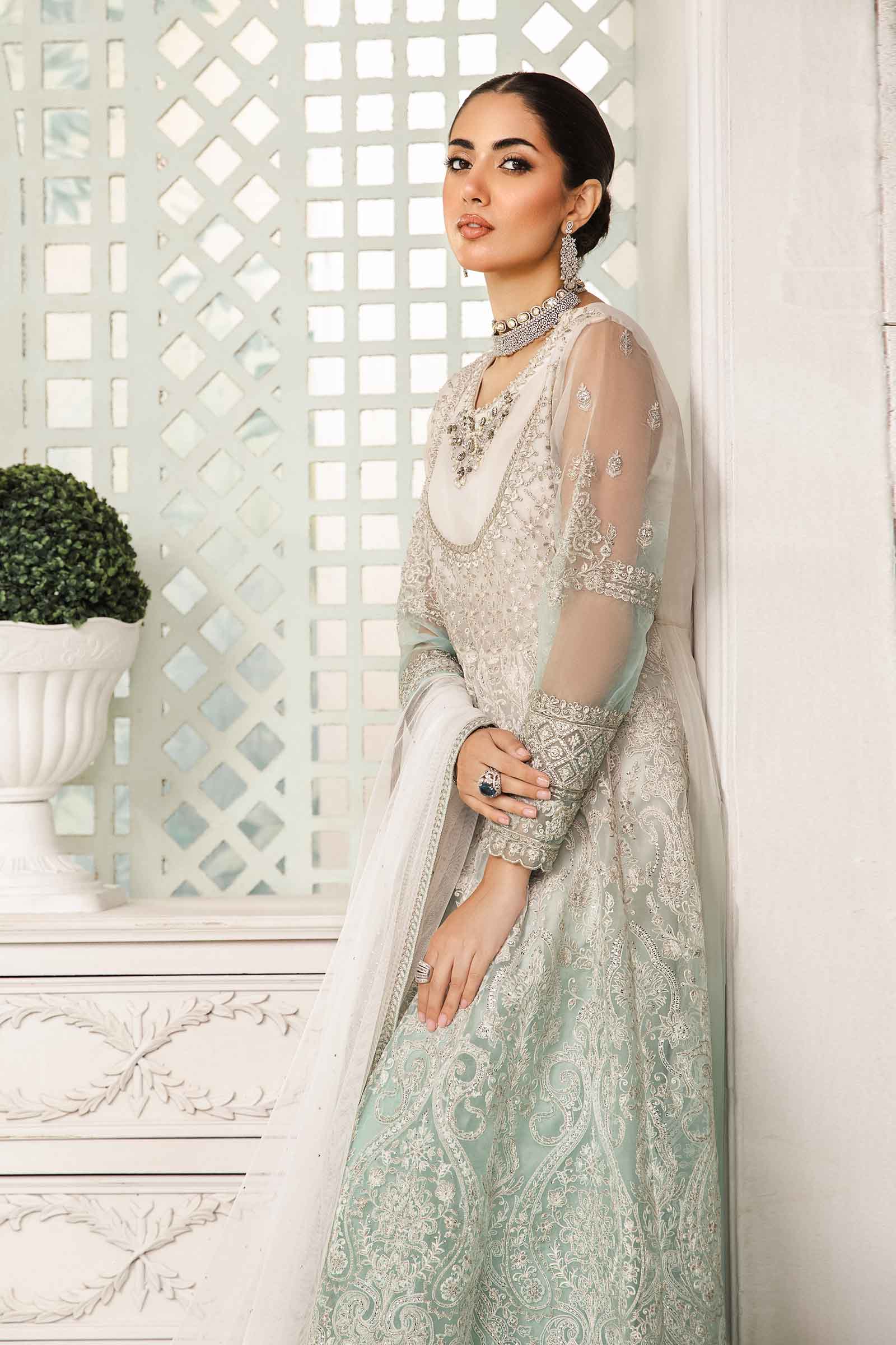 Maira B | Ready to Wear | SF-EA24-18 by Maria Faisal - Registered Vendor of : Maria B - type : Wedding Dress - 100% original wedding dresses