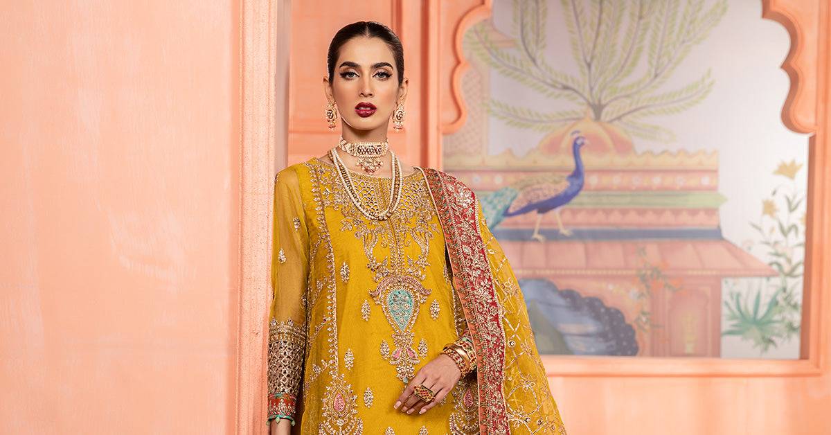 Maira B | Ready to Wear | SF-EA24-28 by Maria Faisal - Registered Vendor of : Maria B - type : Wedding Dress - 100% original wedding dresses