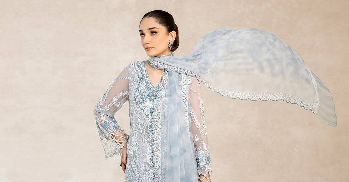 Maira B | Ready to Wear | SF-EA24-40 by Maria Faisal - Registered Vendor of : Maria B - type : Wedding Dress - 100% original wedding dresses