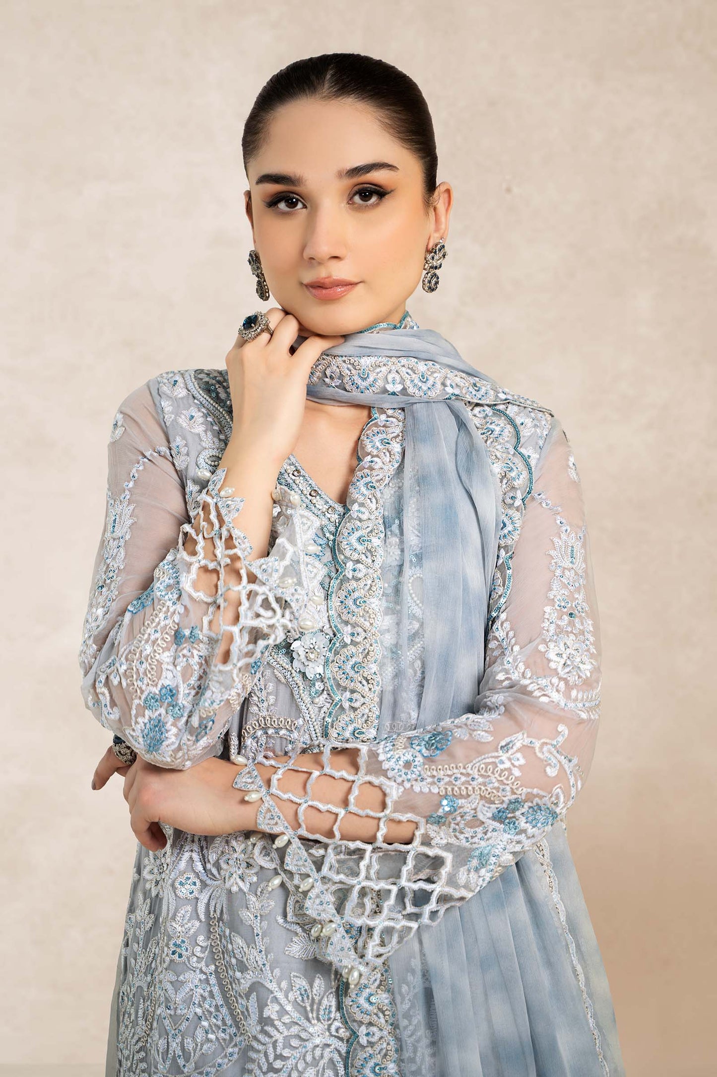Maira B | Ready to Wear | SF-EA24-40 by Maria Faisal - Registered Vendor of : Maria B - type : Wedding Dress - 100% original wedding dresses