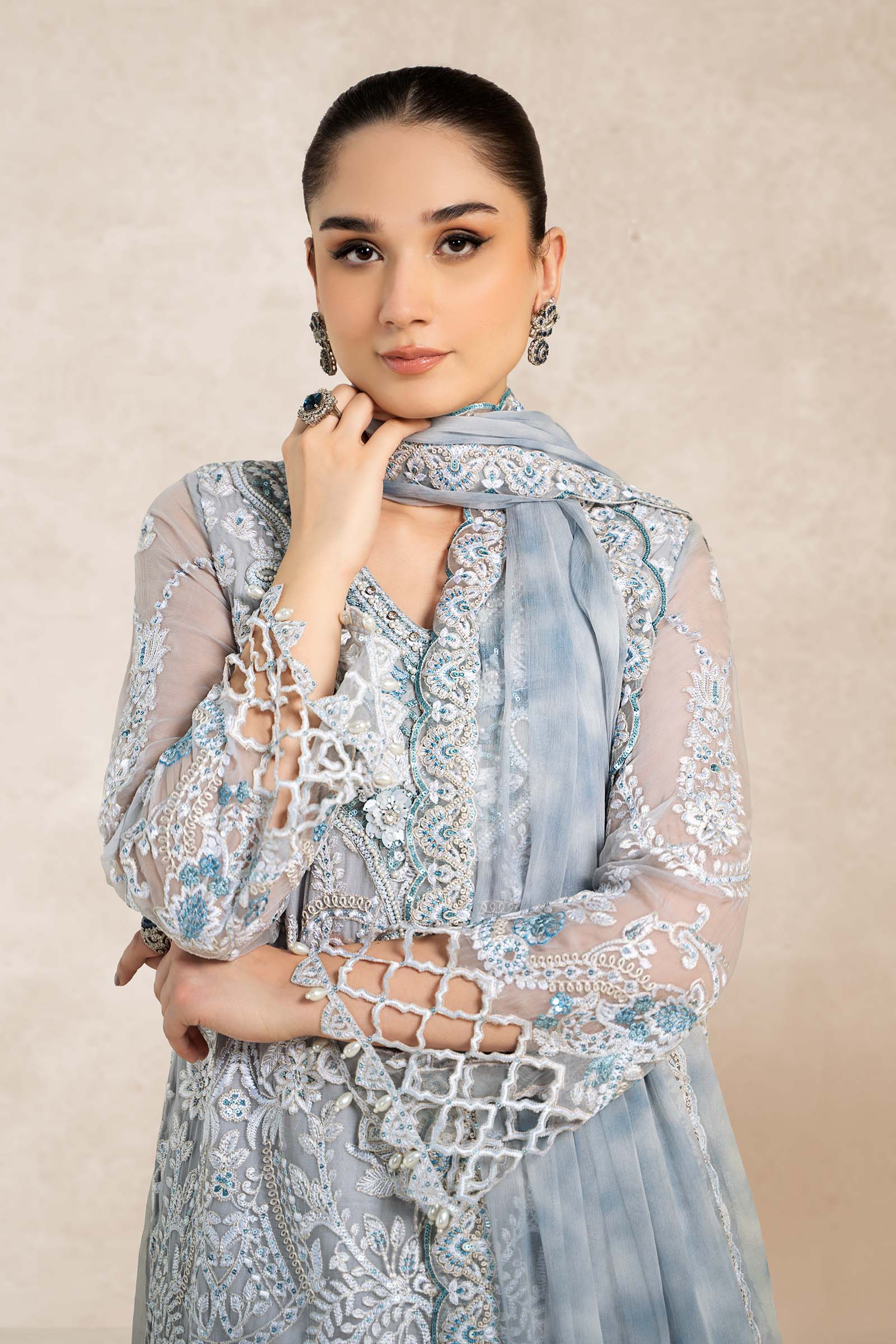 Maira B | Ready to Wear | SF-EA24-40 by Maria Faisal - Registered Vendor of : Maria B - type : Wedding Dress - 100% original wedding dresses
