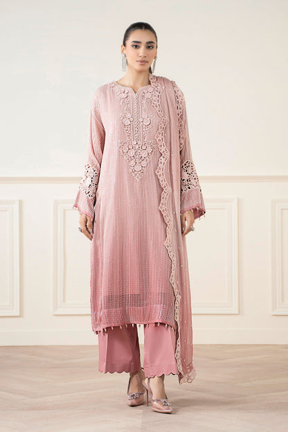 Maria B | Pre Fall 25 | Chiffon Suit 08 - Ladies Clothes - Maria Faisal