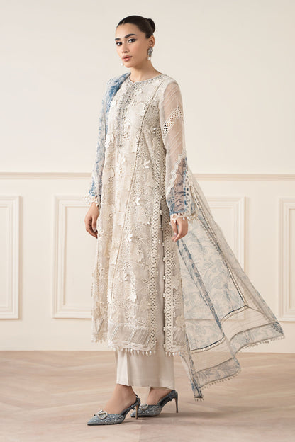 Maria B | Pre Fall 25 | Organza Suit 05 - Ladies Clothes - Maria Faisal