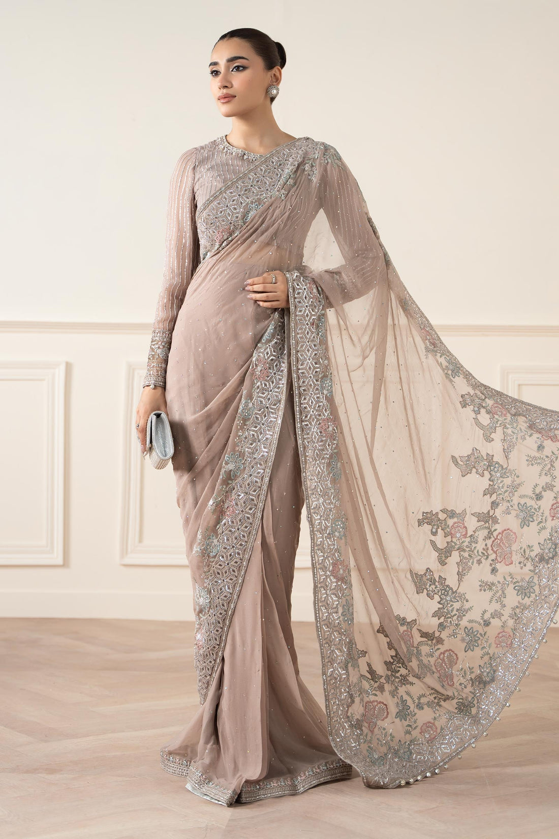 Maria B | Formal Wears | SF-EA25-13 - Ladies Clothes - Maria Faisal