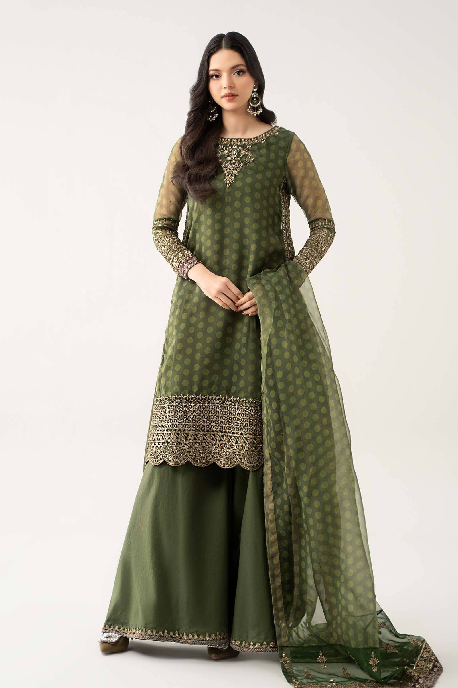 Maria B | Formal Wears | SF-EF23-08R1 by Maria Faisal - Registered Vendor of : Maria B - type : Ladies Clothes - 100% original wedding dresses