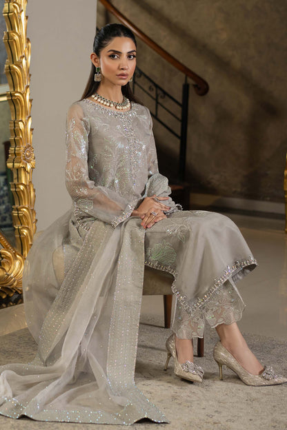 Maria B | Formal Wears | SF-EF25-15 by Maria Faisal - Registered Vendor of : Maria B - type : Ladies Clothes - 100% original wedding dresses