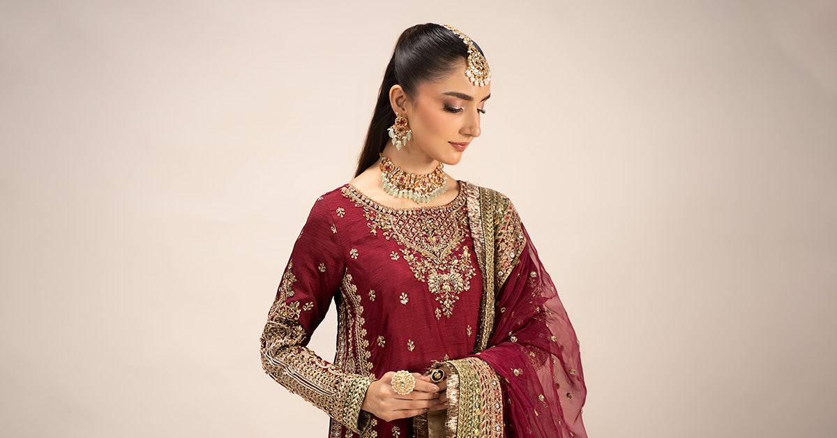 Maira B | Ready to Wear | SF-EF25-01 by Maria Faisal - Registered Vendor of : Maria B - type : Wedding Dress - 100% original wedding dresses