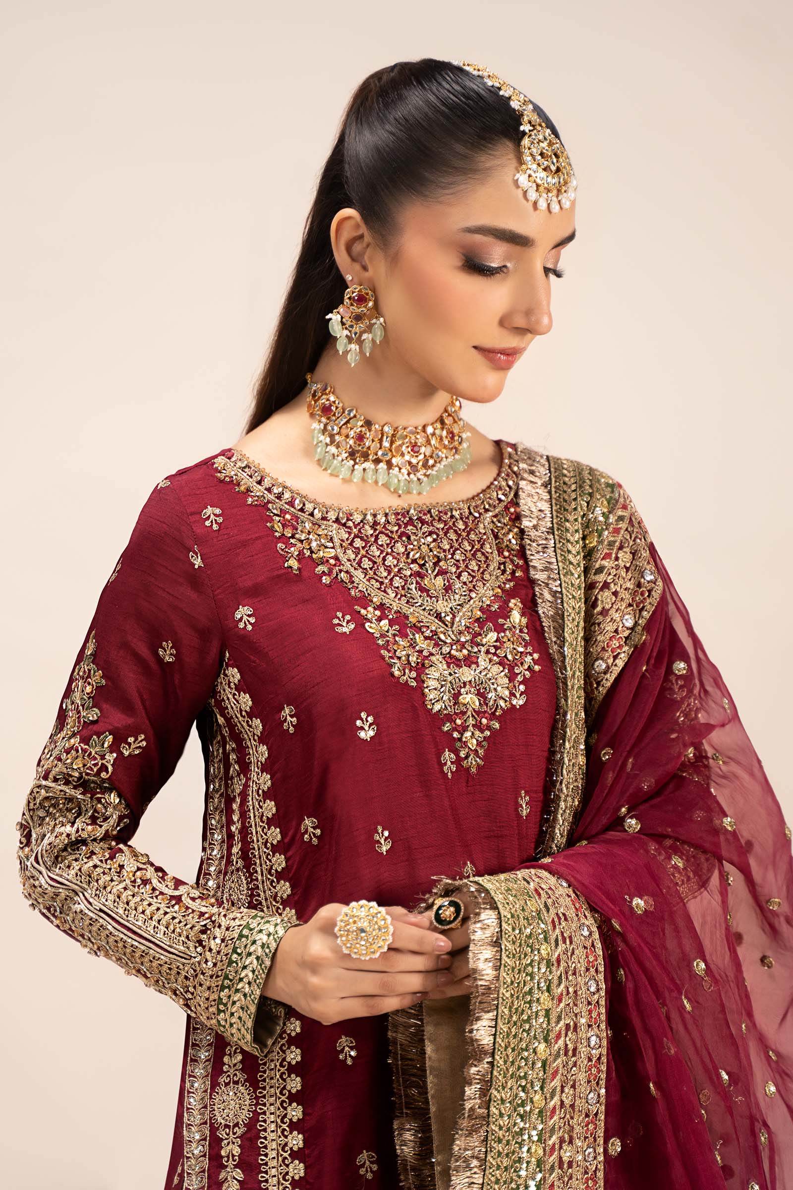 Maira B | Ready to Wear | SF-EF25-01 by Maria Faisal - Registered Vendor of : Maria B - type : Wedding Dress - 100% original wedding dresses