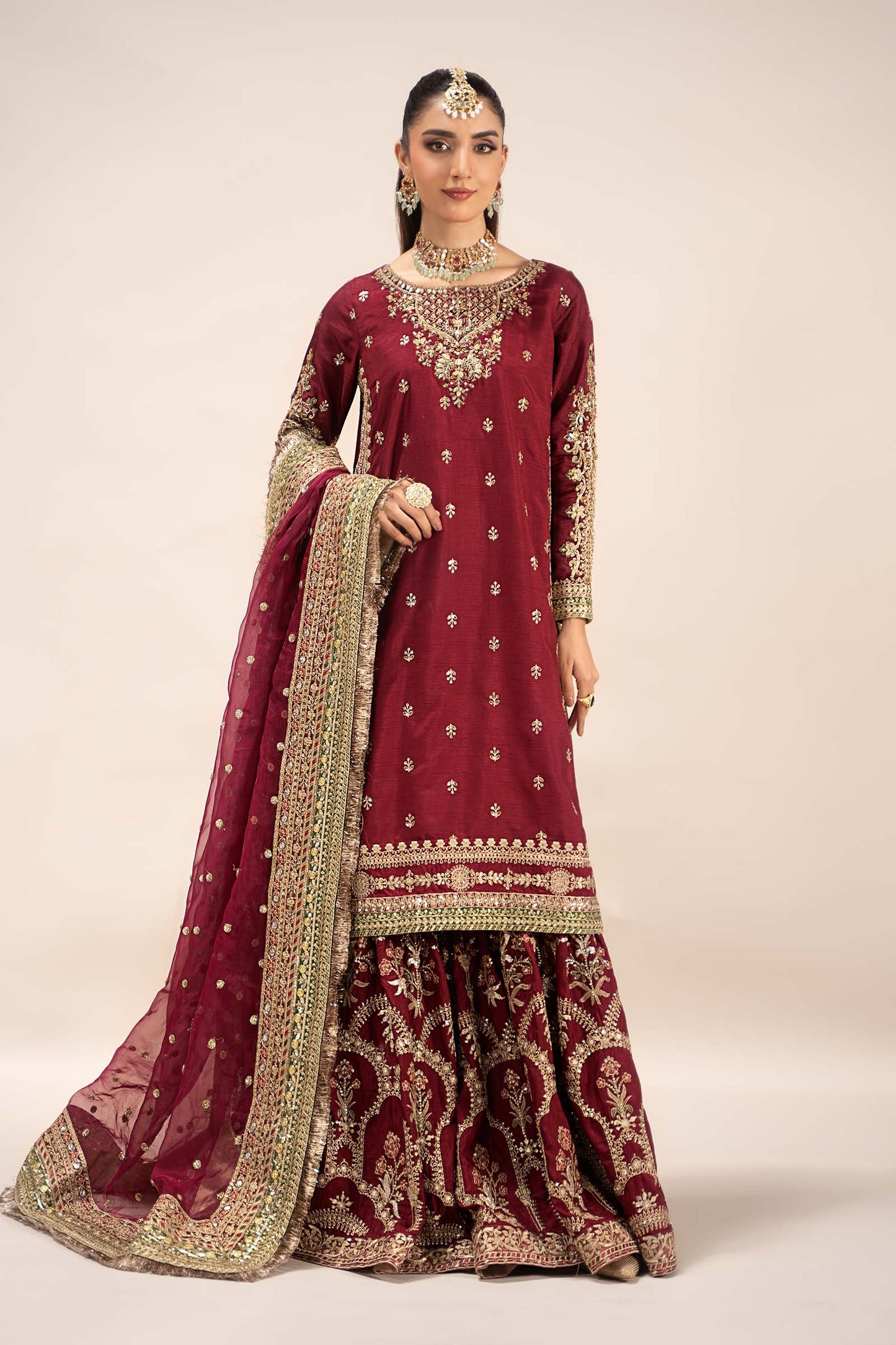 Maira B | Ready to Wear | SF-EF25-01 by Maria Faisal - Registered Vendor of : Maria B - type : Wedding Dress - 100% original wedding dresses