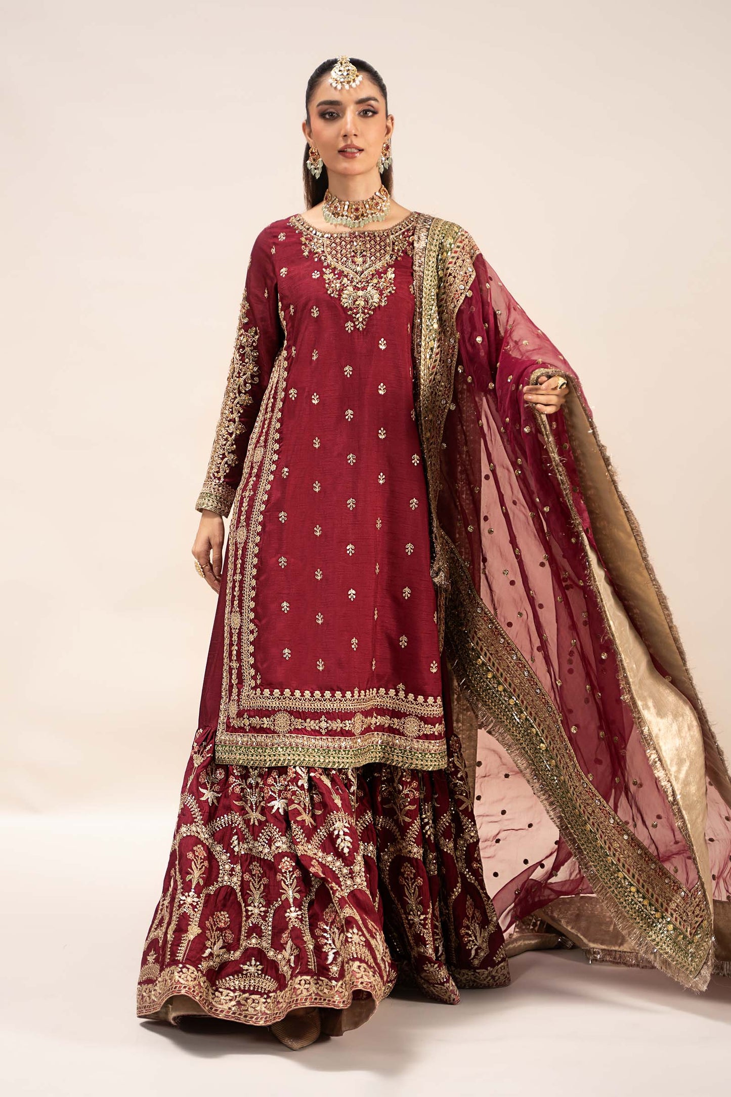 Maira B | Ready to Wear | SF-EF25-01 by Maria Faisal - Registered Vendor of : Maria B - type : Wedding Dress - 100% original wedding dresses