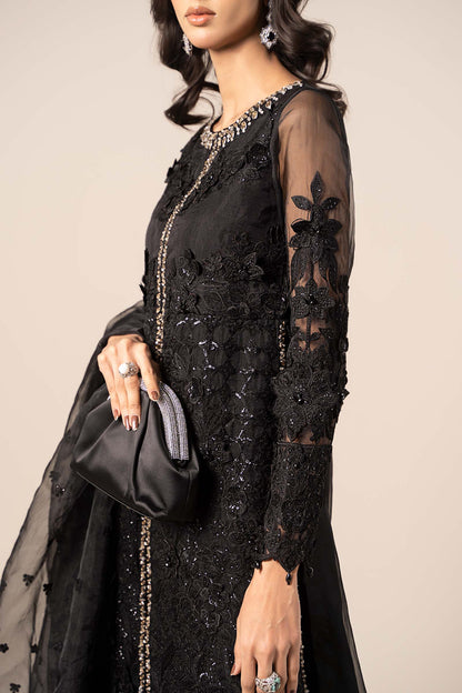 Maira B | Ready to Wear | SF-EF25-04 Black by Maria Faisal - Registered Vendor of : Maria B - type : Wedding Dress - 100% original wedding dresses