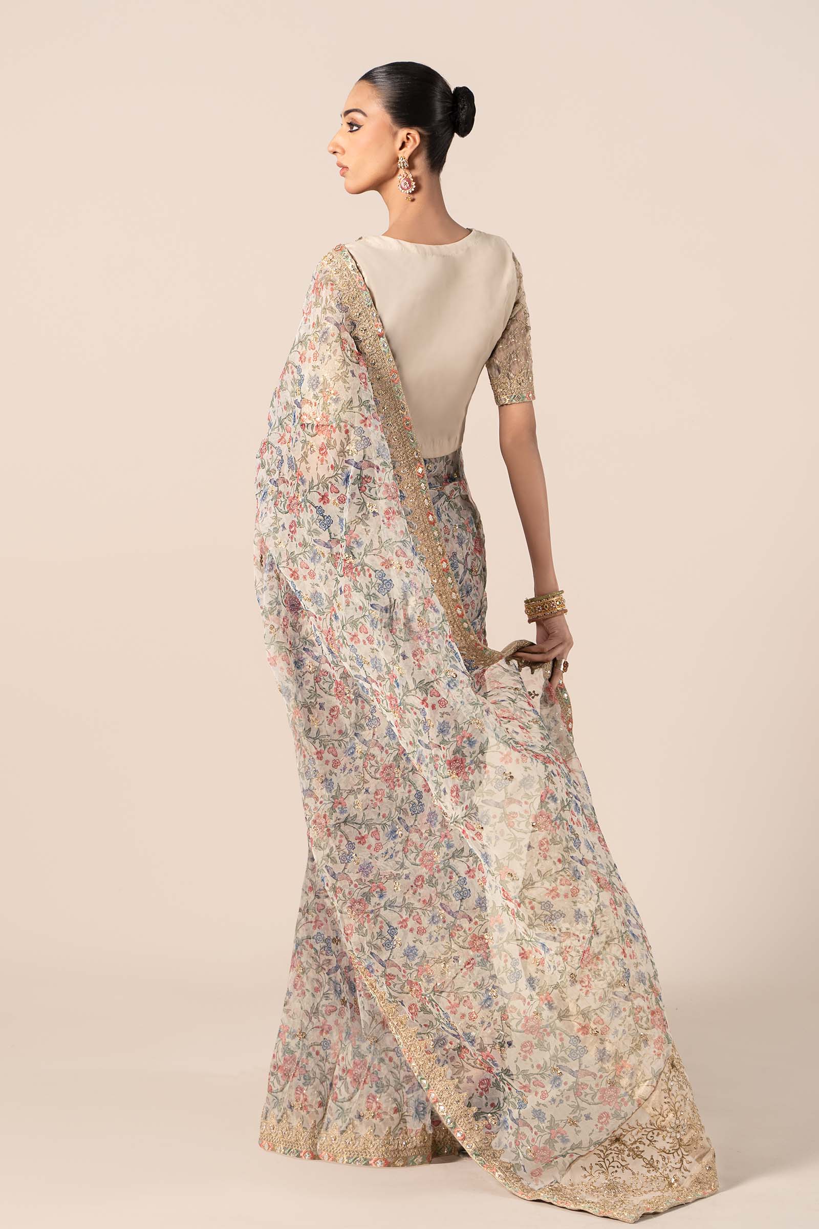Maira B | Ready to Wear | SF-EF25-08 Beige by Maria Faisal - Registered Vendor of : Maria B - type : Wedding Dress - 100% original wedding dresses
