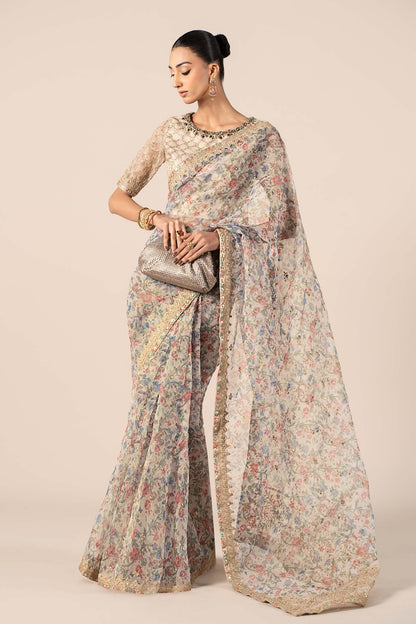 Maira B | Ready to Wear | SF-EF25-08 Beige by Maria Faisal - Registered Vendor of : Maria B - type : Wedding Dress - 100% original wedding dresses
