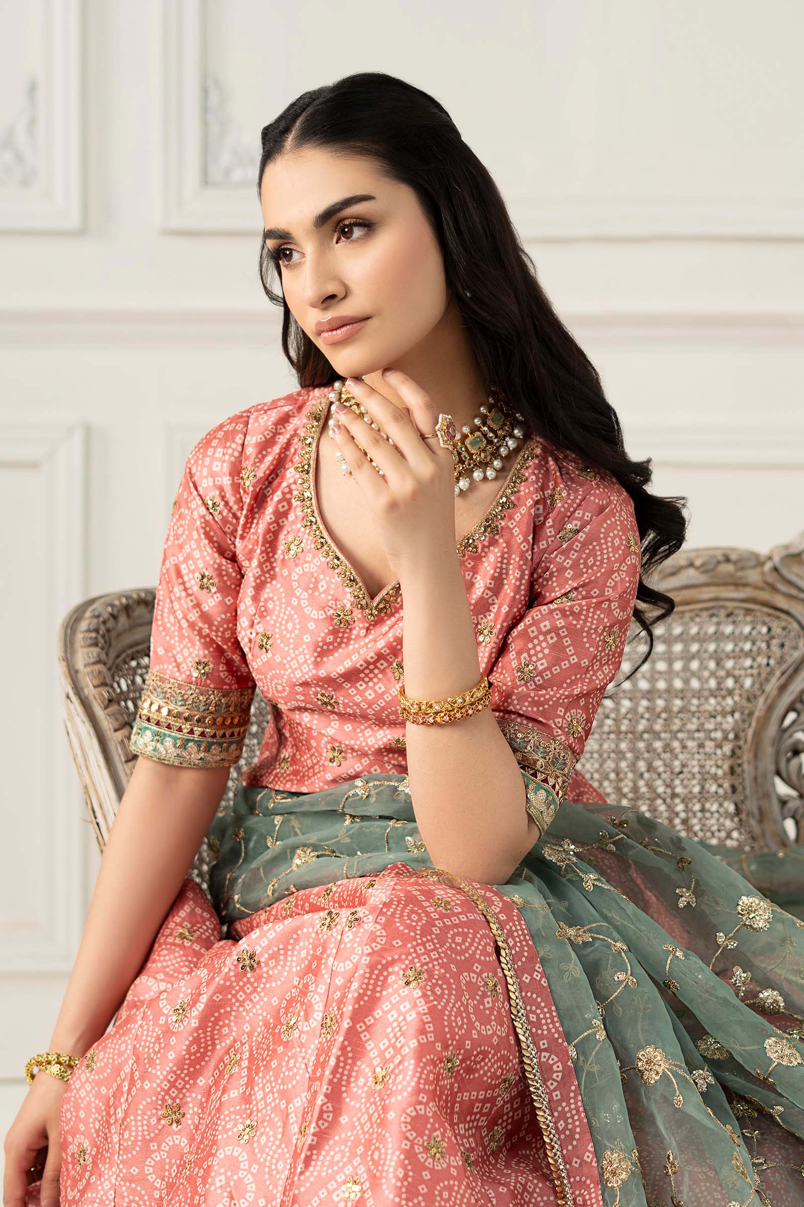 Maria B | Formal Wears | SF-EF25-11 by Maria Faisal - Registered Vendor of : Maria B - type : Ladies Clothes - 100% original wedding dresses