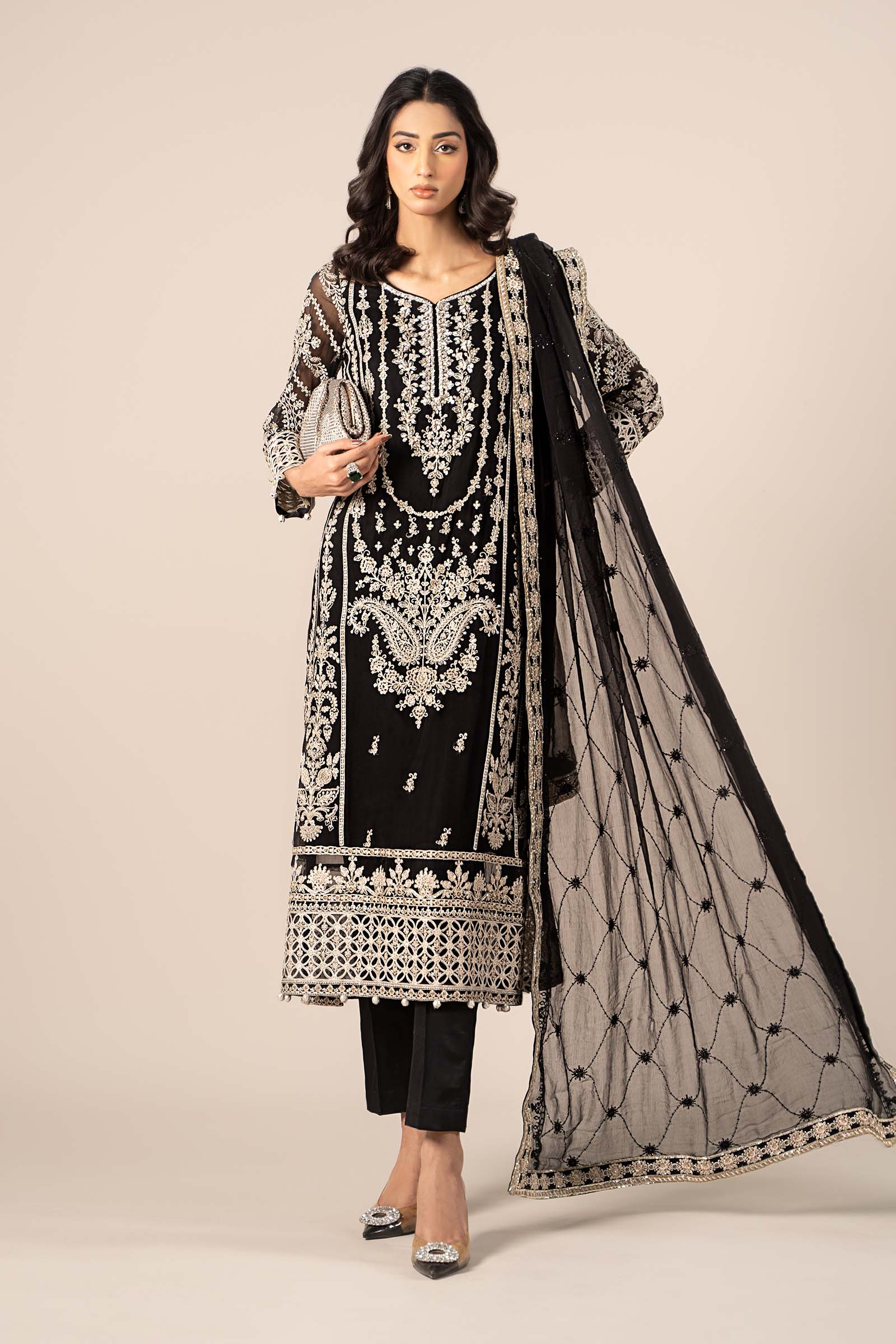 Maira B | Ready to Wear | SF-EF25-20 by Maria Faisal - Registered Vendor of : Maria B - type : Wedding Dress - 100% original wedding dresses