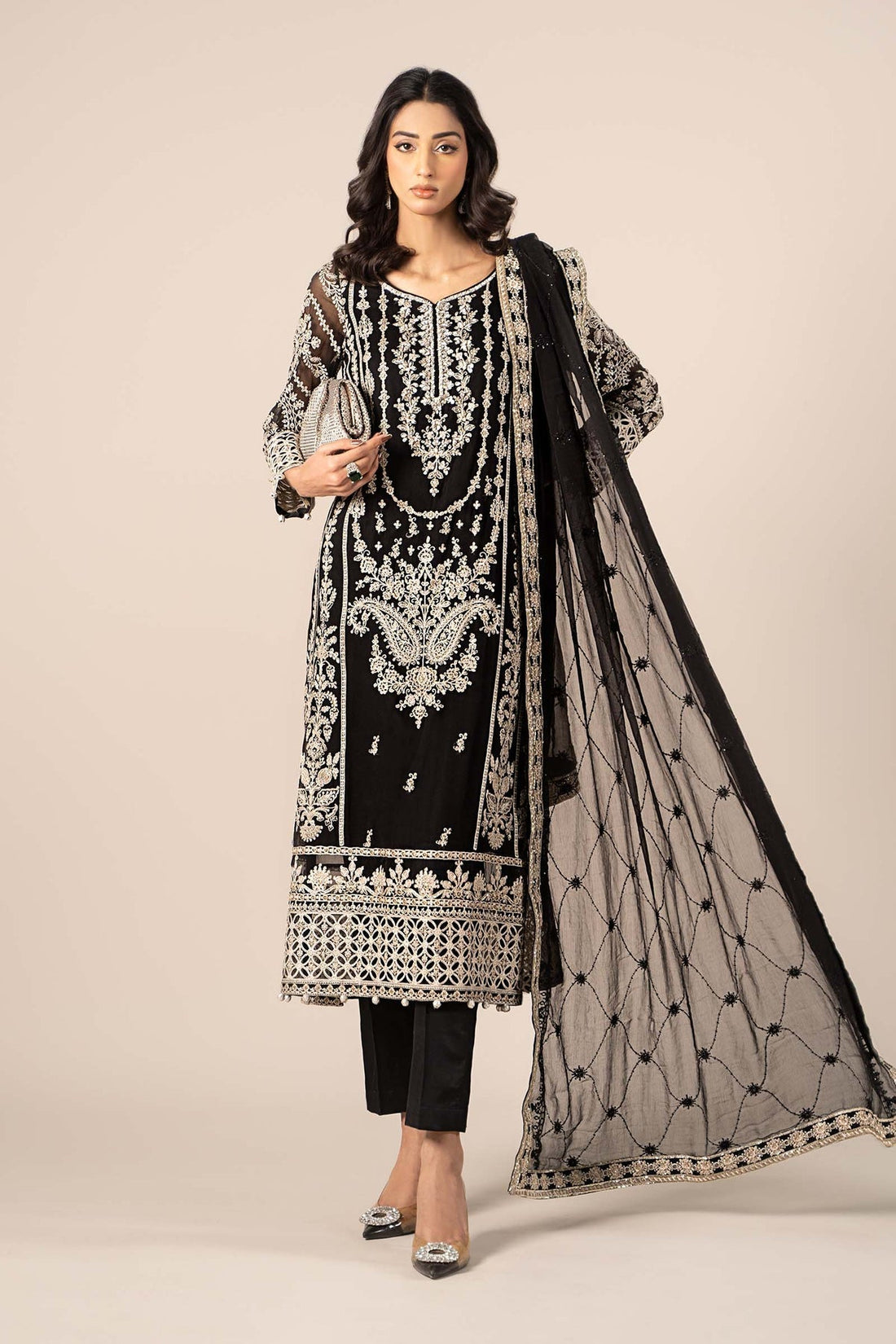 Maria B | Formal Wears | SF-EF25-20 - Ladies Clothes 