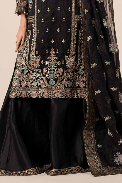 Maira B | Ready to Wear | SF-EF25-24 Black by Maria Faisal - Registered Vendor of : Maria B - type : Wedding Dress - 100% original wedding dresses