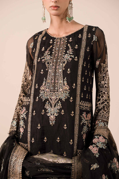 Maira B | Ready to Wear | SF-EF25-24 Black by Maria Faisal - Registered Vendor of : Maria B - type : Wedding Dress - 100% original wedding dresses