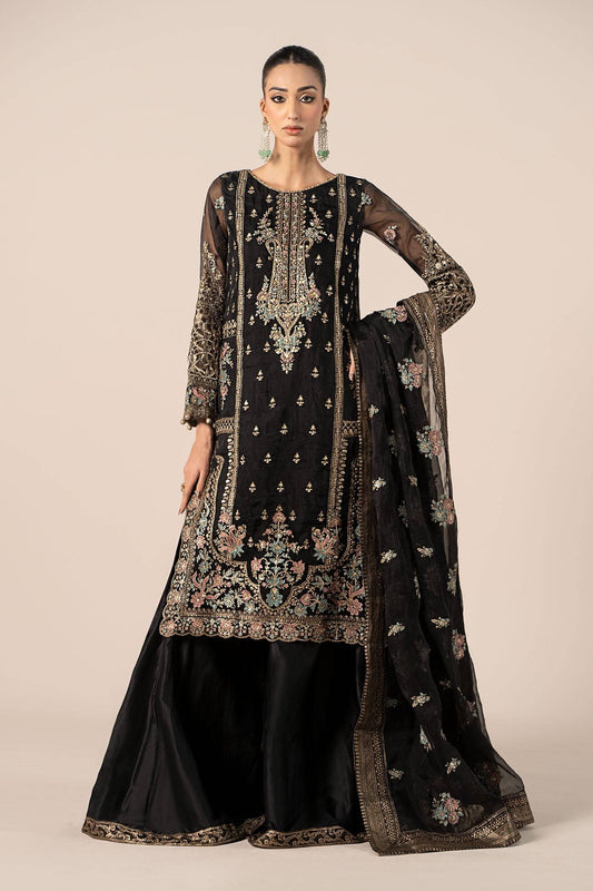 Maira B | Ready to Wear | SF-EF25-24 Black by Maria Faisal - Registered Vendor of : Maria B - type : Wedding Dress - 100% original wedding dresses