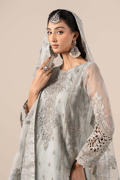 Maira B | Ready to Wear | SF-EF25-24 Light Blue by Maria Faisal - Registered Vendor of : Maria B - type : Wedding Dress - 100% original wedding dresses