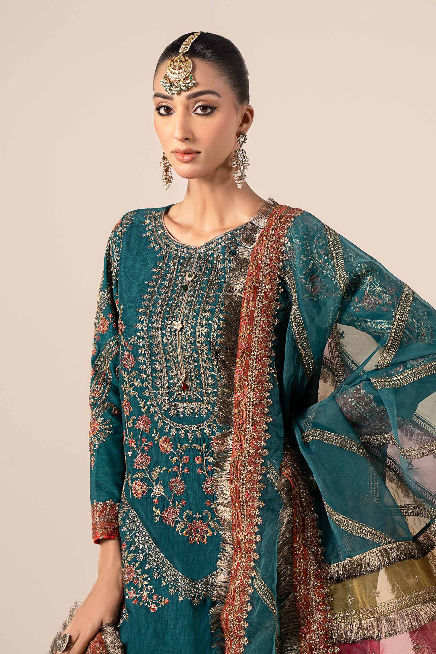 Maira B | Ready to Wear | SF-W24-25 by Maria Faisal - Registered Vendor of : Maria B - type : Wedding Dress - 100% original wedding dresses