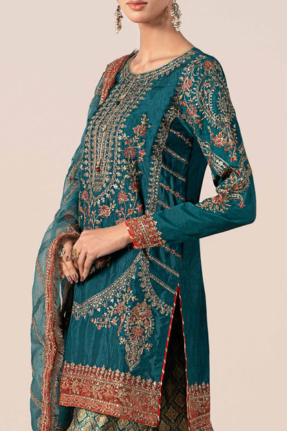 Maira B | Ready to Wear | SF-W24-25 by Maria Faisal - Registered Vendor of : Maria B - type : Wedding Dress - 100% original wedding dresses