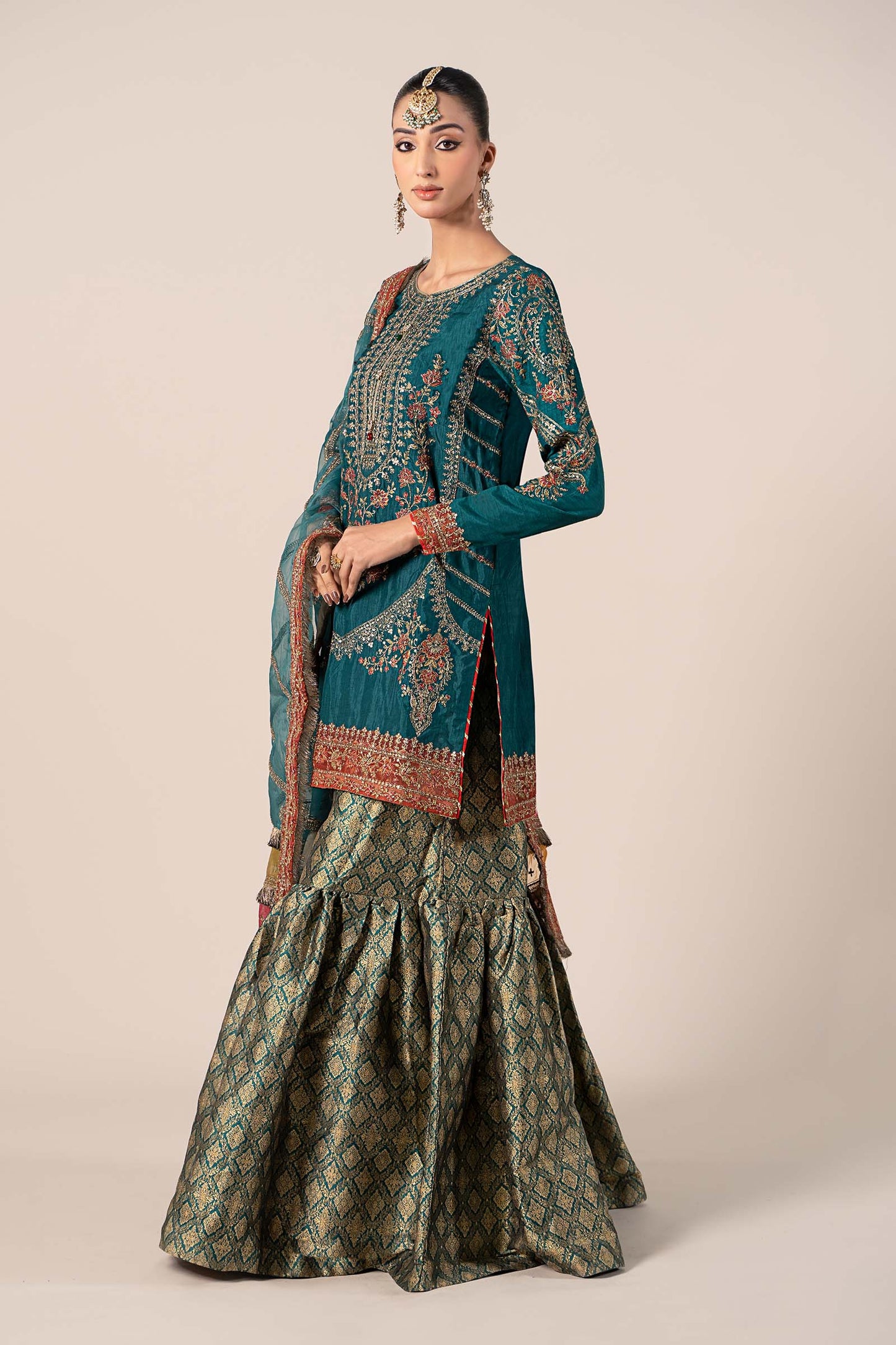 Maira B | Ready to Wear | SF-W24-25 by Maria Faisal - Registered Vendor of : Maria B - type : Wedding Dress - 100% original wedding dresses
