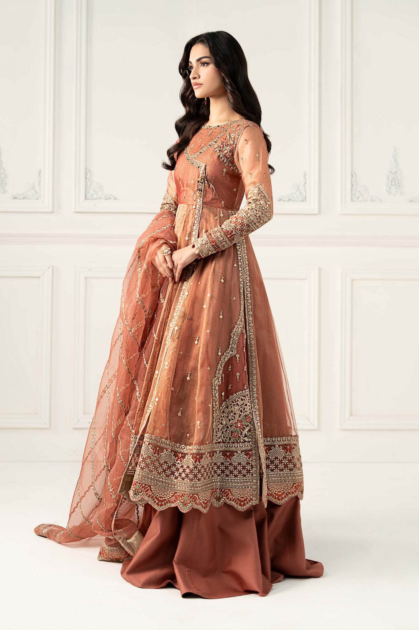 Maria B | Formal Wears | SF-EF25-30 by Maria Faisal - Registered Vendor of : Maria B - type : Ladies Clothes - 100% original wedding dresses