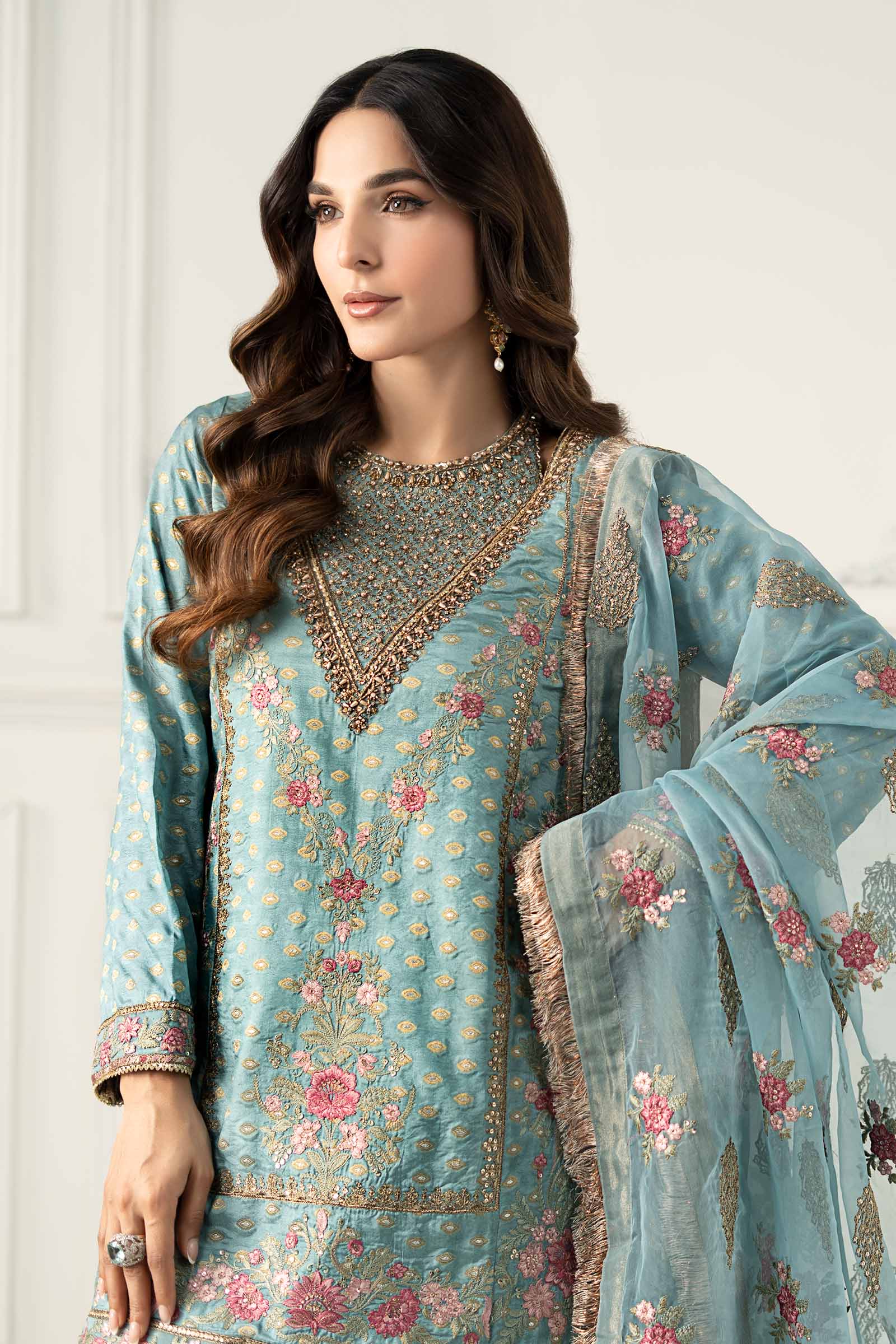 Maira B | Ready to Wear | SF-EF25-31 by Maria Faisal - Registered Vendor of : Maria B - type : Wedding Dress - 100% original wedding dresses
