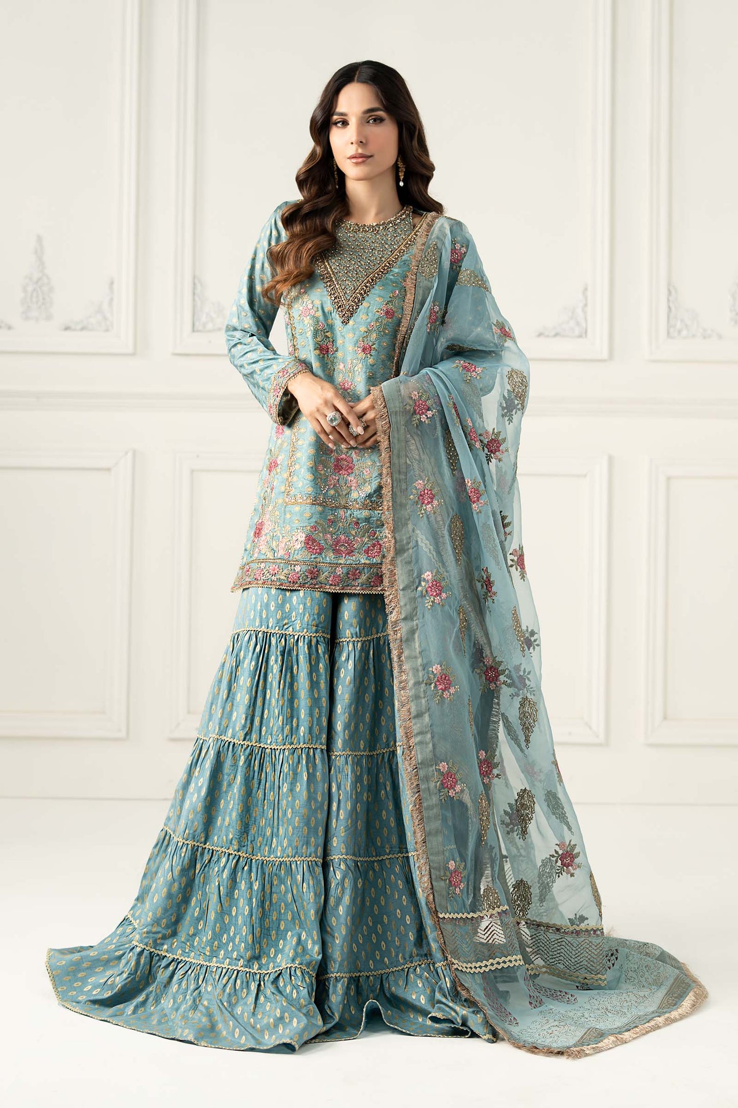 Maira B | Ready to Wear | SF-EF25-31 by Maria Faisal - Registered Vendor of : Maria B - type : Wedding Dress - 100% original wedding dresses