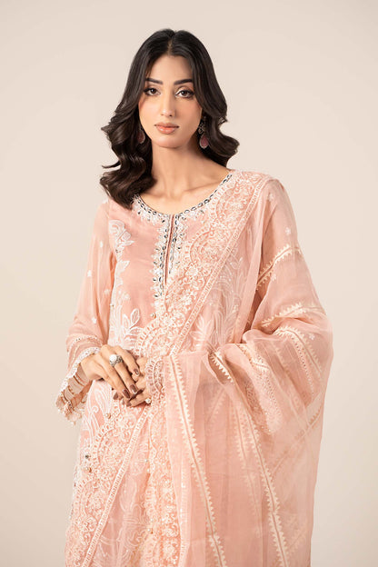 Maira B | Ready to Wear | SF-EF25-34 Peach by Maria Faisal - Registered Vendor of : Maria B - type : Wedding Dress - 100% original wedding dresses