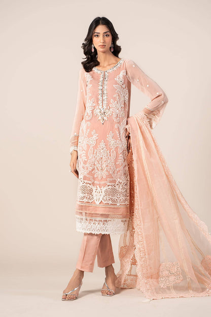 Maira B | Ready to Wear | SF-EF25-34 Peach by Maria Faisal - Registered Vendor of : Maria B - type : Wedding Dress - 100% original wedding dresses