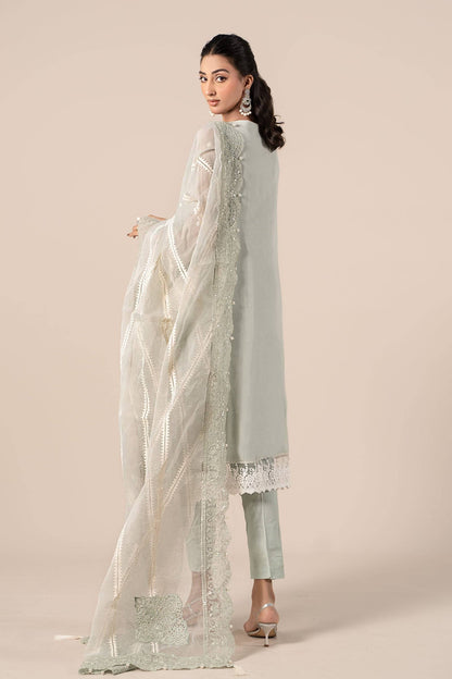 Maira B | Ready to Wear | SF-EF25-34 Ice Blue by Maria Faisal - Registered Vendor of : Maria B - type : Wedding Dress - 100% original wedding dresses