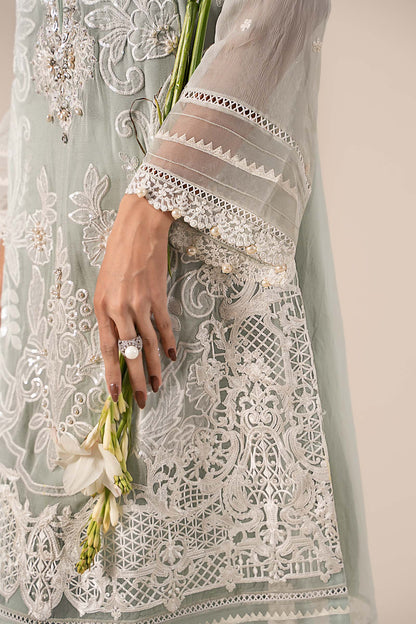Maira B | Ready to Wear | SF-EF25-34 Ice Blue by Maria Faisal - Registered Vendor of : Maria B - type : Wedding Dress - 100% original wedding dresses
