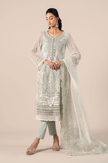 Maira B | Ready to Wear | SF-EF25-34 Ice Blue by Maria Faisal - Registered Vendor of : Maria B - type : Wedding Dress - 100% original wedding dresses
