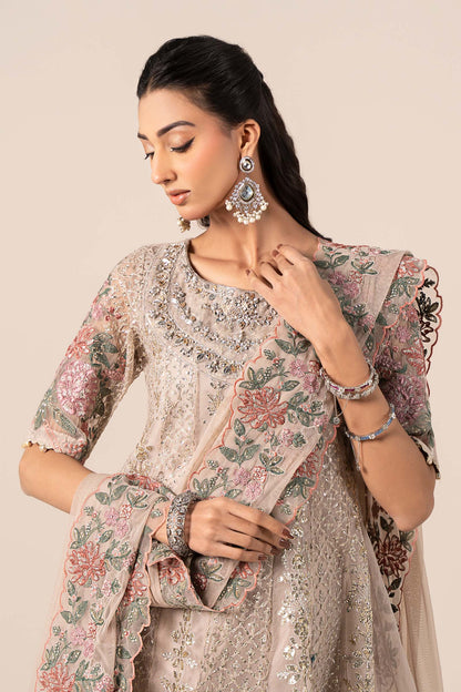 Maira B | Ready to Wear | SF-EF25-42 Grey by Maria Faisal - Registered Vendor of : Maria B - type : Wedding Dress - 100% original wedding dresses