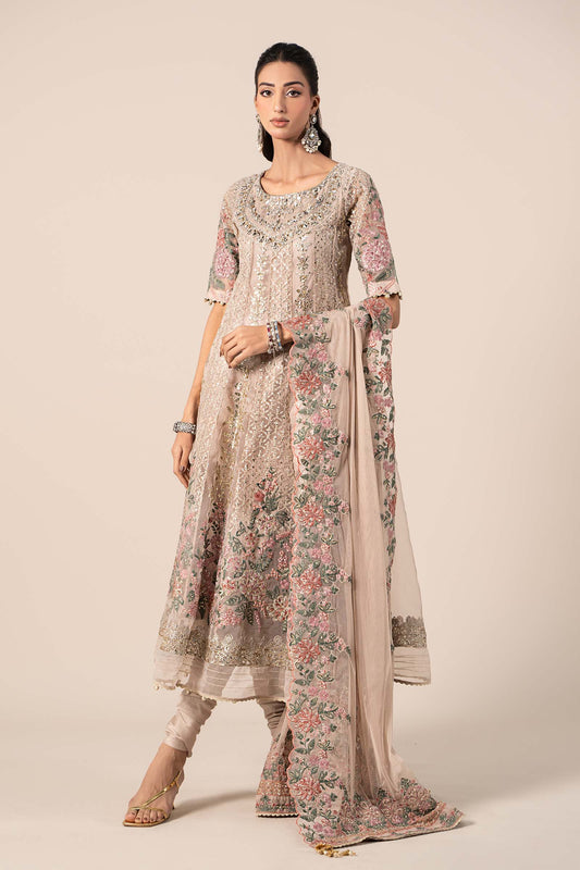 Maira B | Ready to Wear | SF-EF25-42 Grey by Maria Faisal - Registered Vendor of : Maria B - type : Wedding Dress - 100% original wedding dresses